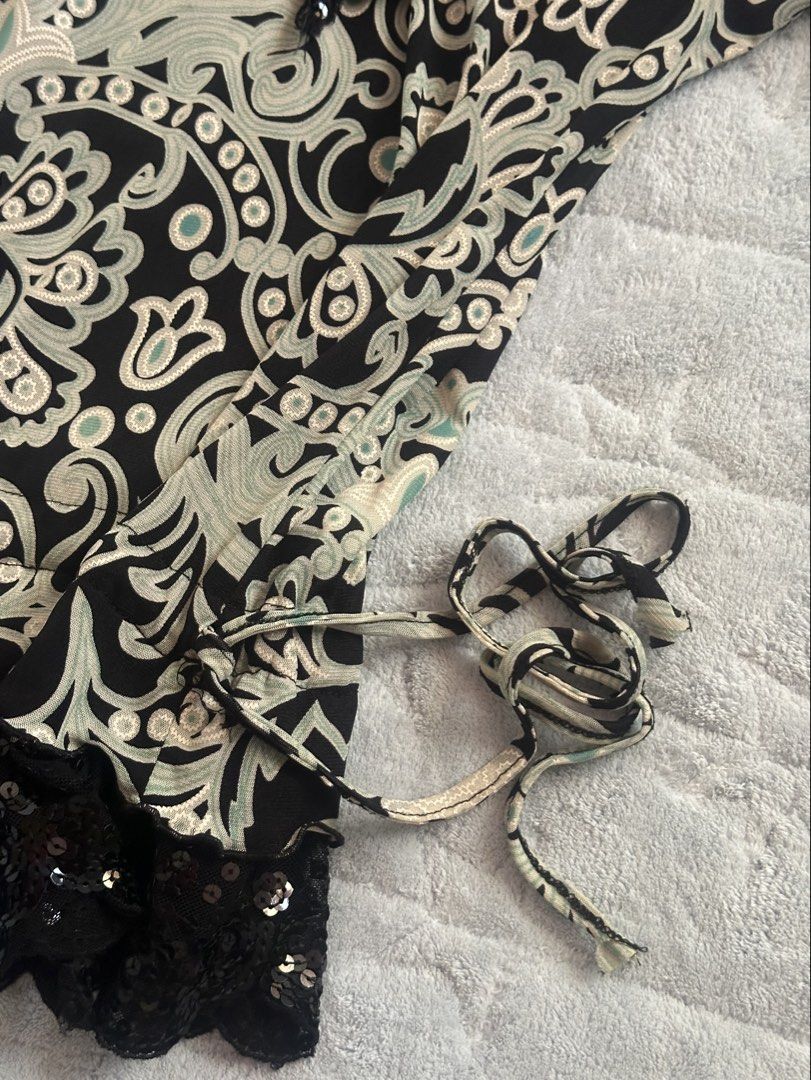 black esoteric style top | y2k | vintage (Category: Blouses) located in Binan City. Submitted by mysticbows (Listing ID 1439633996, Image 3). Description: best fit to medium!.