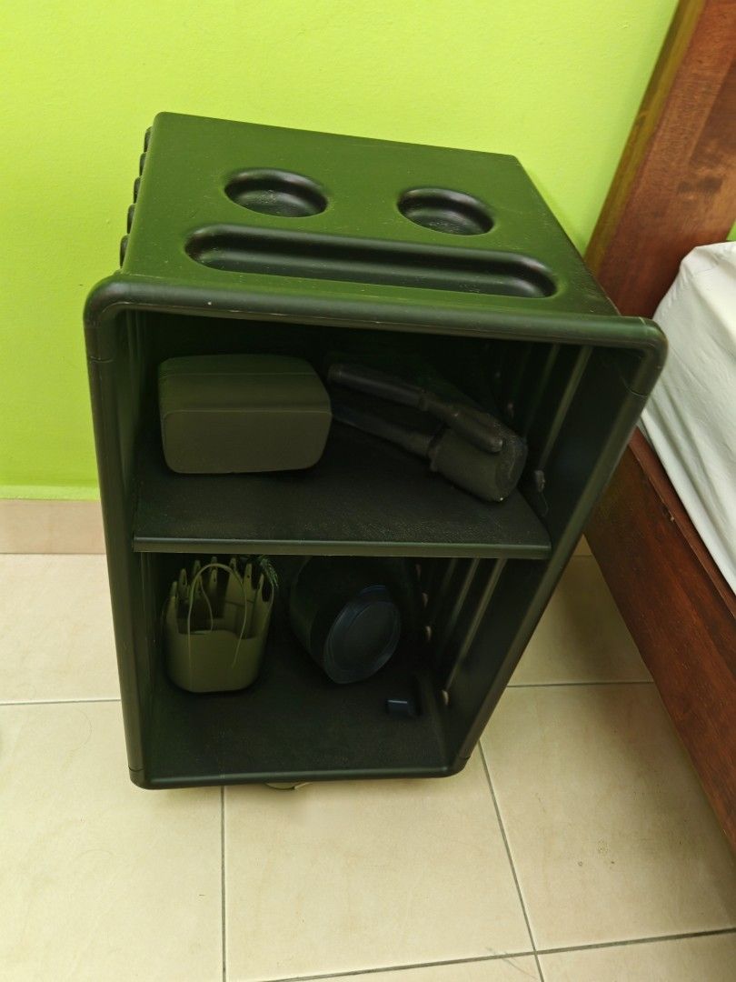Black Storage Cabinet with Shelves, Furniture &amp; Home Living, Furniture ...