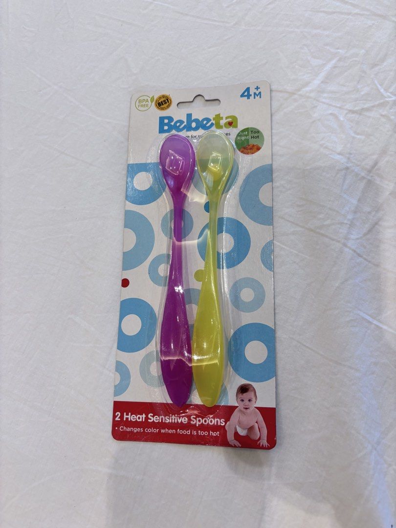 Brand New Bebeta Heat Sensitive Spoons for Babies (Category: Weaning & Toddler Feeding) located in Quezon City. Submitted by elmijo (Listing ID 1439759911, Image 1). Description: 💸 Gcash | Bank Transfer 🛵 Grab | Lalamove | J&T | LBC ❌ No Return, No Exchange ❌ No Cancellations ❌ No COD in Carousell account ❌ No Joy Miners/ Reservers ❌ No Blue/Orange App Checkouts.