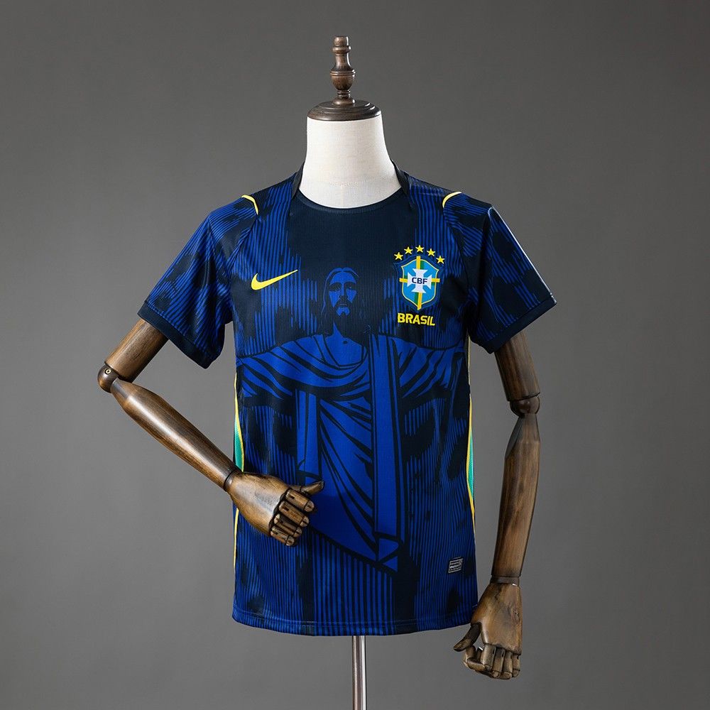 Brazil National Team Jesus Edition Football Soccer Jersey Shirt 2026 ...