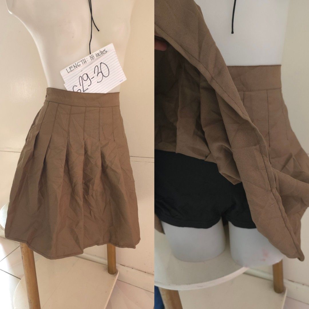 Brown Pleated Skirt with inner shorts (Category: Skirts) located in Baguio. Submitted by jap_dugenes (Listing ID 1439726736, Image 1). Description: Brown Pleated Skirt with inner shorts #skirt #quality #branded #fashion #trendy #love #women #ootd #casual #wear #clothing #korean #sexy #Denim #sexy #shorts #dress #authentic #Longsleeves #Polo #Top for #Men and #Women #Unisex.