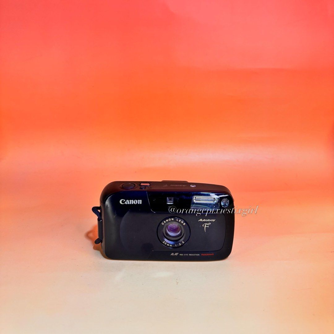 Budget 35mm Film Camera (Category: Cameras) located in Bulacan. Submitted by orangepixiestixgirl (Listing ID 1439747436, Image 1). Description: ‼️message me on ig, @orangepixiestixgirl for inquiries and transactions‼️ ‼️CAN’T REPLY HERE‼️ 35mm Film Camera Canon Autoboy F Compact 35mm Film Camera —Functional, flash and zoom working. —Film advance, loading, rewinding working. —has fungus on lens. —Php 1,200 + sf Canon Sure Shot Supreme 35mm Film Ca