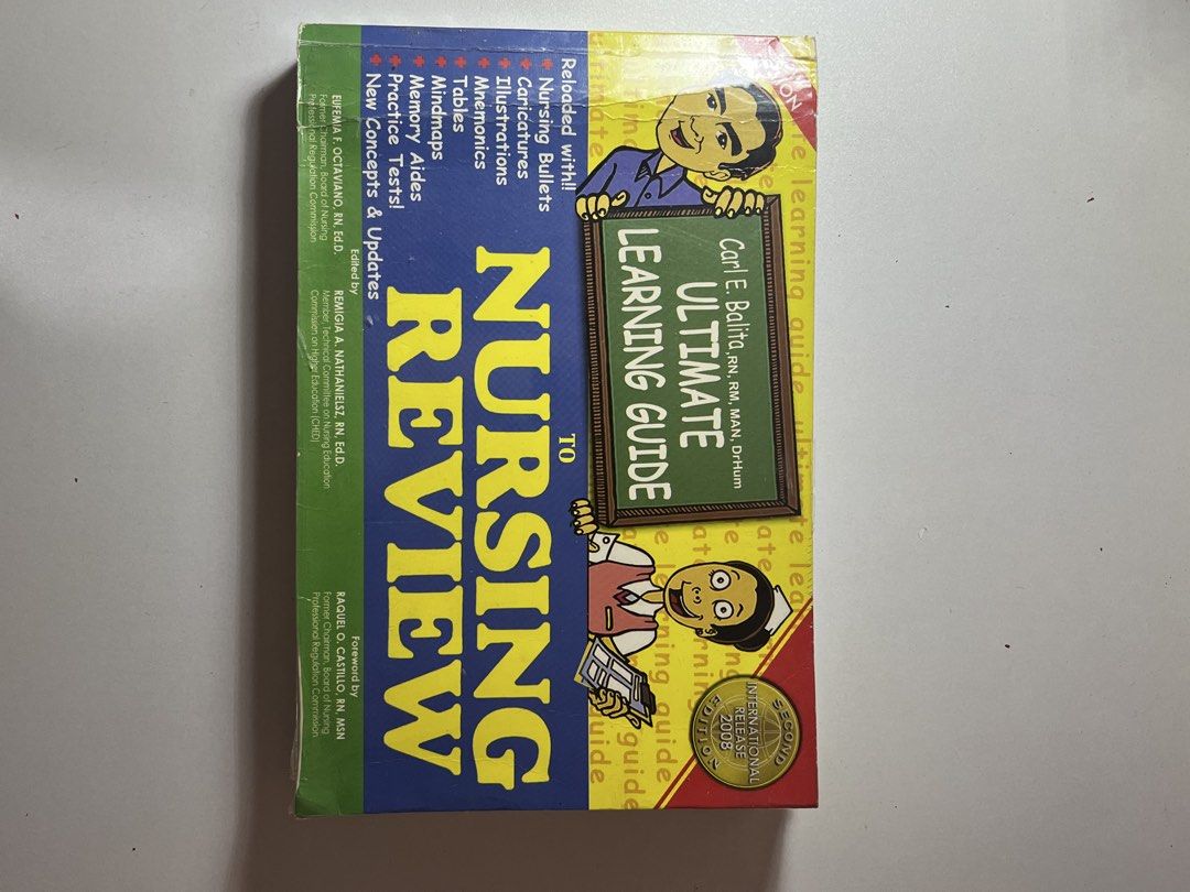 Carl E Balita (CBRC) Ultimate Learning Guide to Nursing Review (Category: Textbooks) located in Virac. Submitted by chezzzz0 (Listing ID 1439698525, Image 1). Description: .
