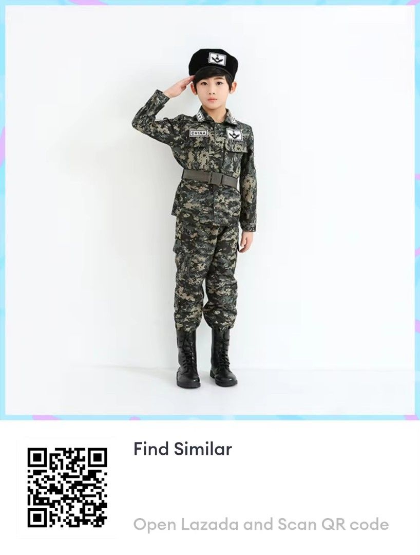 Chinese Military Uniform (130 cm) (Category: Babies & Kids Fashion) located in Paranaque City. Submitted by accountdetails (Listing ID 1439711705, Image 3). Description: 130 cm height.