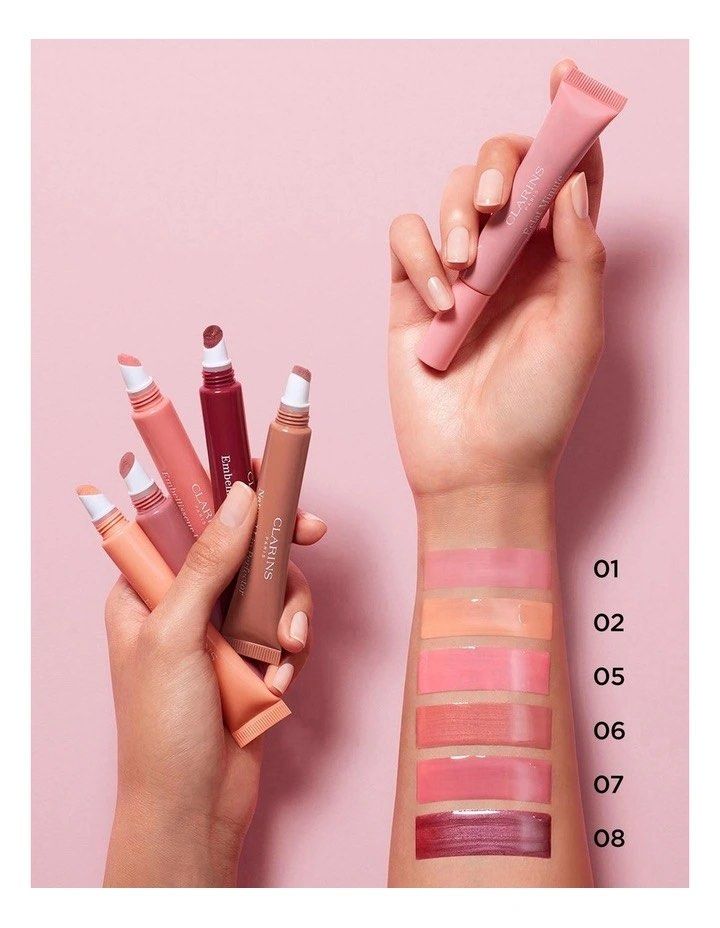 Clarins Lip Perfector — Shades: 2, 3, & 5 (Category: Makeup) located in Quezon City. Submitted by themakeupavenueph (Listing ID 1439713740, Image 2). Description: ₱890 each Clarins Lip Perfector Brandnew with box Fullsize!!!! Shades: 2 • 3 • 5 — 1,700 each sa rustans 🫠.