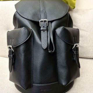 COACH CHARLES BACKPACK WITH BASEBALL STITCH (COACH F11250) ANTIQUE  NICKEL/BLACK, Men's Fashion, Bags, Backpacks on Carousell