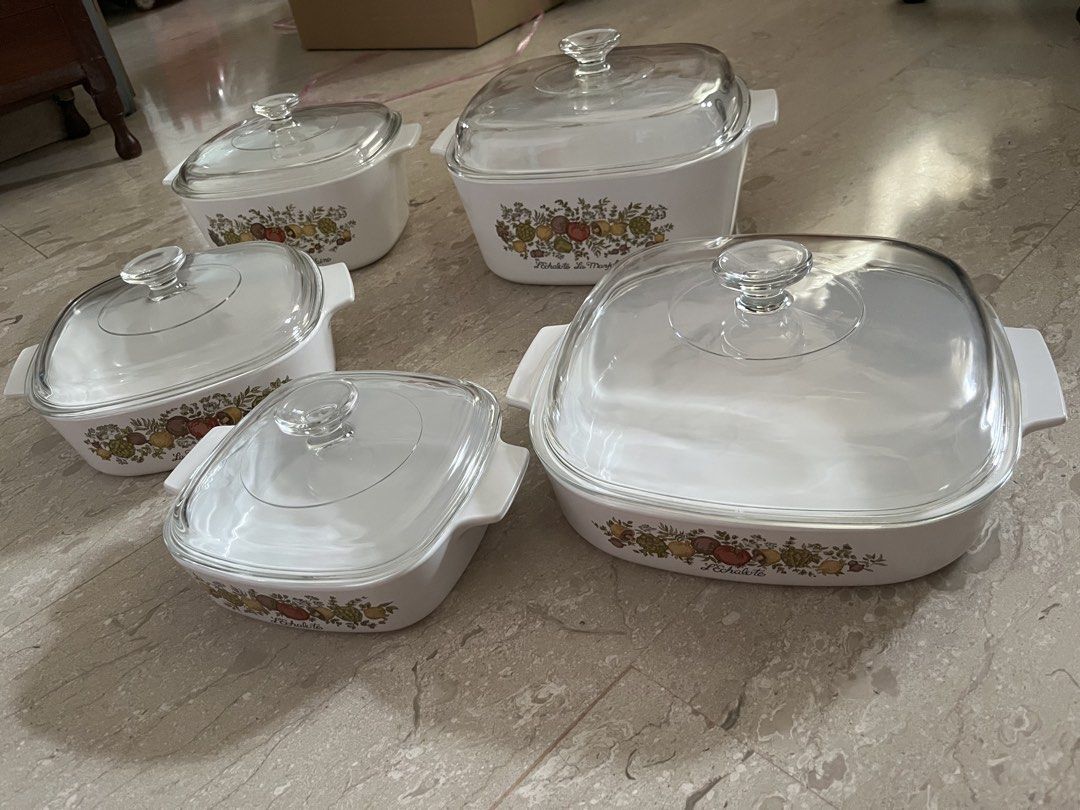 CorningWare Casserole Dishes Set with Lids462977852013946881