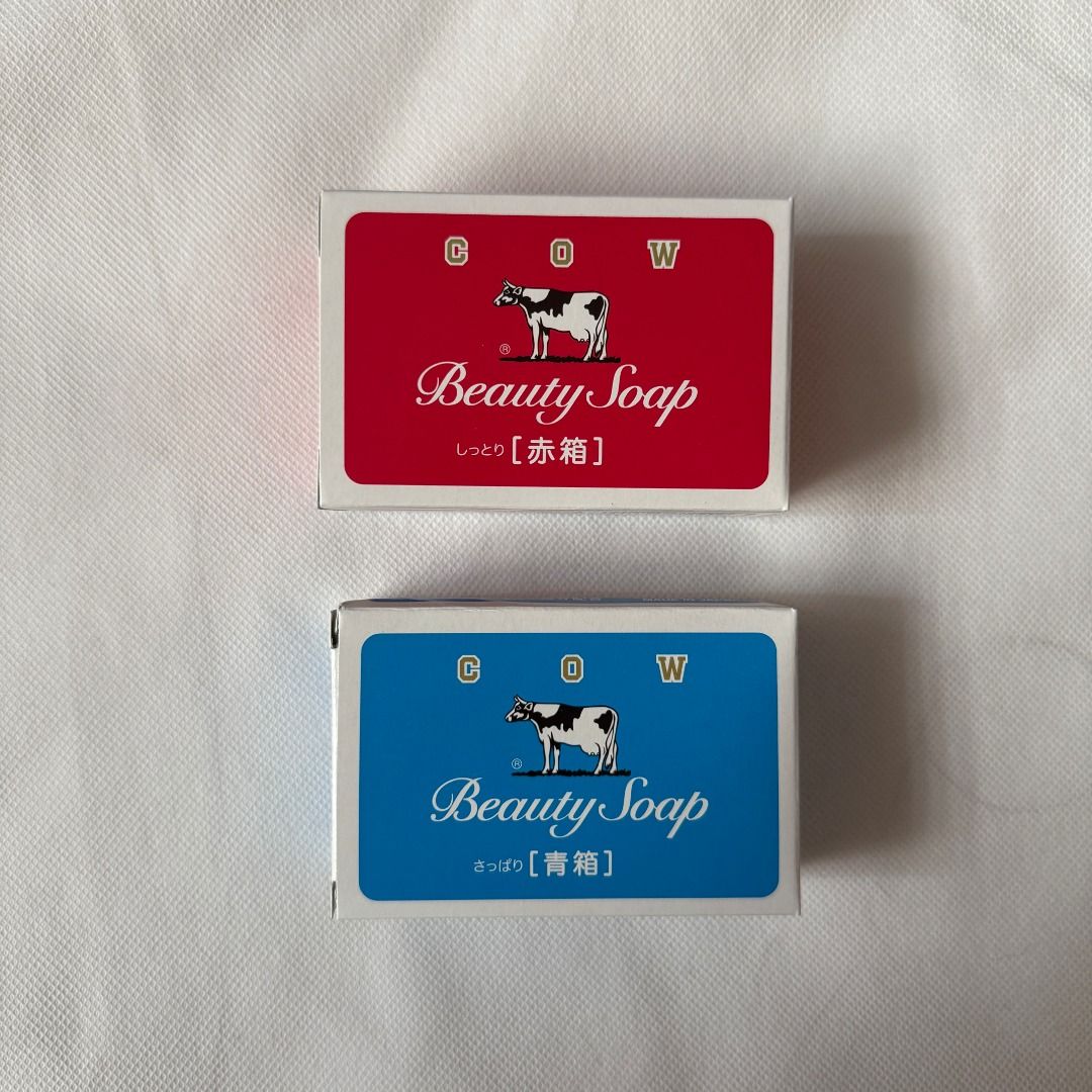 Cow Beauty Soap (Category: Bath) located in Caloocan City. Submitted by leejends (Listing ID 1439689328, Image 2). Description: - Authentic Cow Beauty Soap from Japan - One soap per box (85g) - Price is PER box - Blue and Red available.