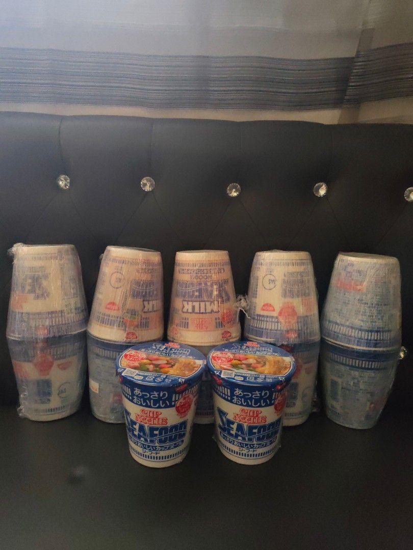 Cup Noodles Seafood Flavor (Category: Other Food & Drinks) located in Lapu Lapu. Submitted by mariyamotto (Listing ID 1439656630, Image 2). Description: SALE!!! Imported Cup Noodles - Seafood flavor - Japanese packaging - Single serving - White cup with blue accents.
