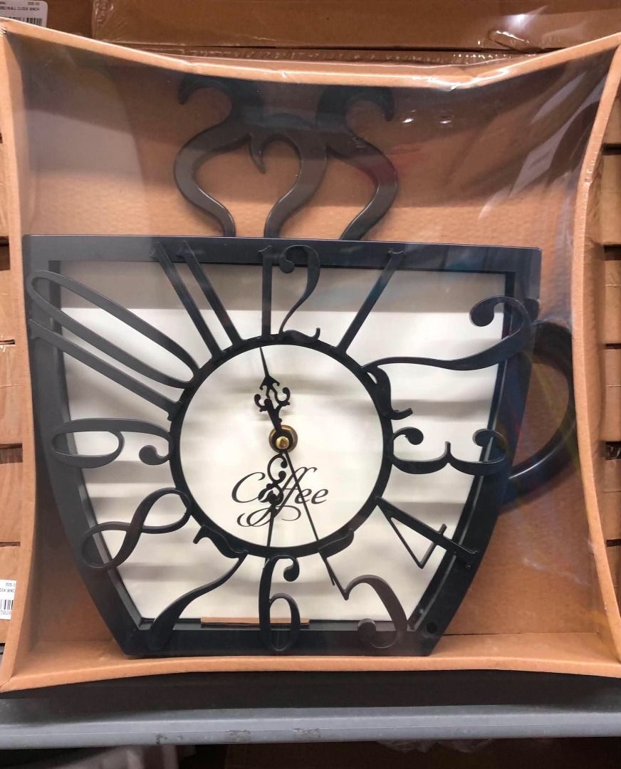 Decorative and functional cup of coffee wall clock (Category: Coffee Machines & Makers) located in Caloocan City. Submitted by relique_boutique2026 (Listing ID 1439762097, Image 3). Description: 📍 Caloocan South.