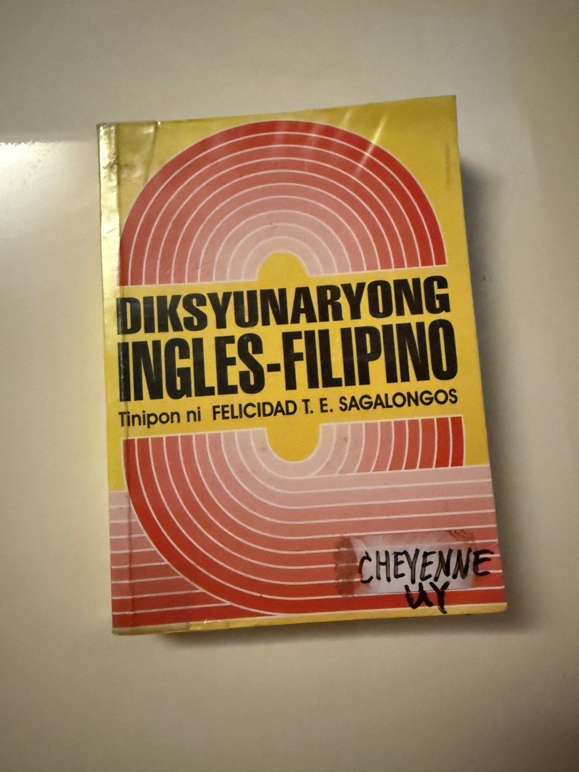 Dictionary English -Filipino (Category: Textbooks) located in Manila. Submitted by uycheyenne24807 (Listing ID 1439753827, Image 1). Description: .