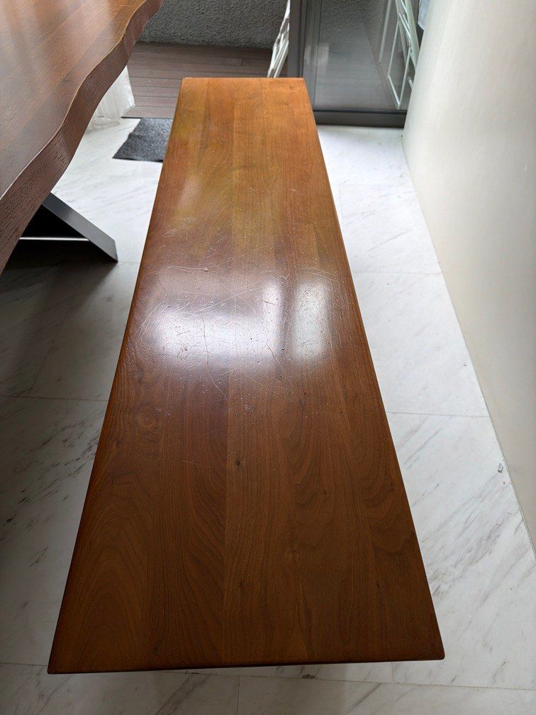 Dining Table (Category: Tables & Sets) located in Singapore. Submitted by huangvivia20133 (Listing ID 1439649078, Image 1). Description: (Table)H:76 l: 210 W:91 Chairs and bench included. .