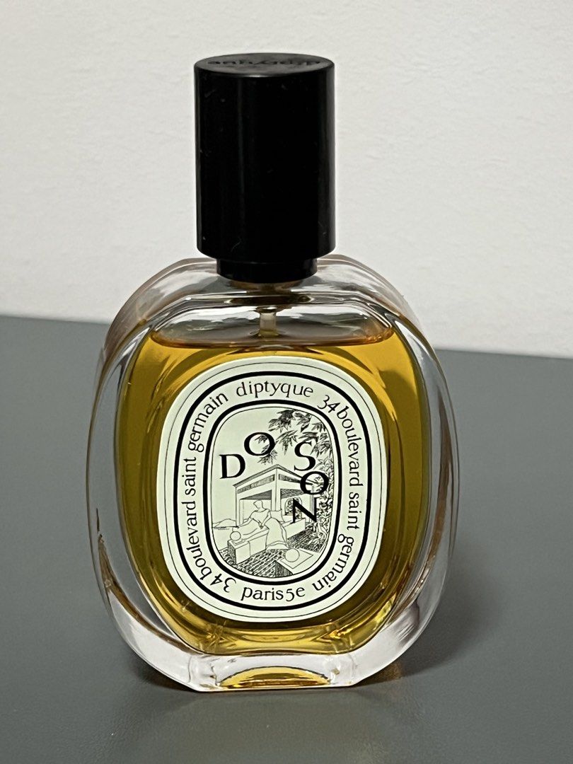 Diptyque Do Son Eau de Perfume 30ml (Category: Fragrance & Deodorants) located in Singapore. Submitted by phoenixrubyred (Listing ID 1439739495, Image 1). Description: - Authentic Diptyque Do Son Eau de Parfum - Bottle in excellent condition - Generous amount of product remaining - Beautiful floral scent - Perfect for gifting or personal use.