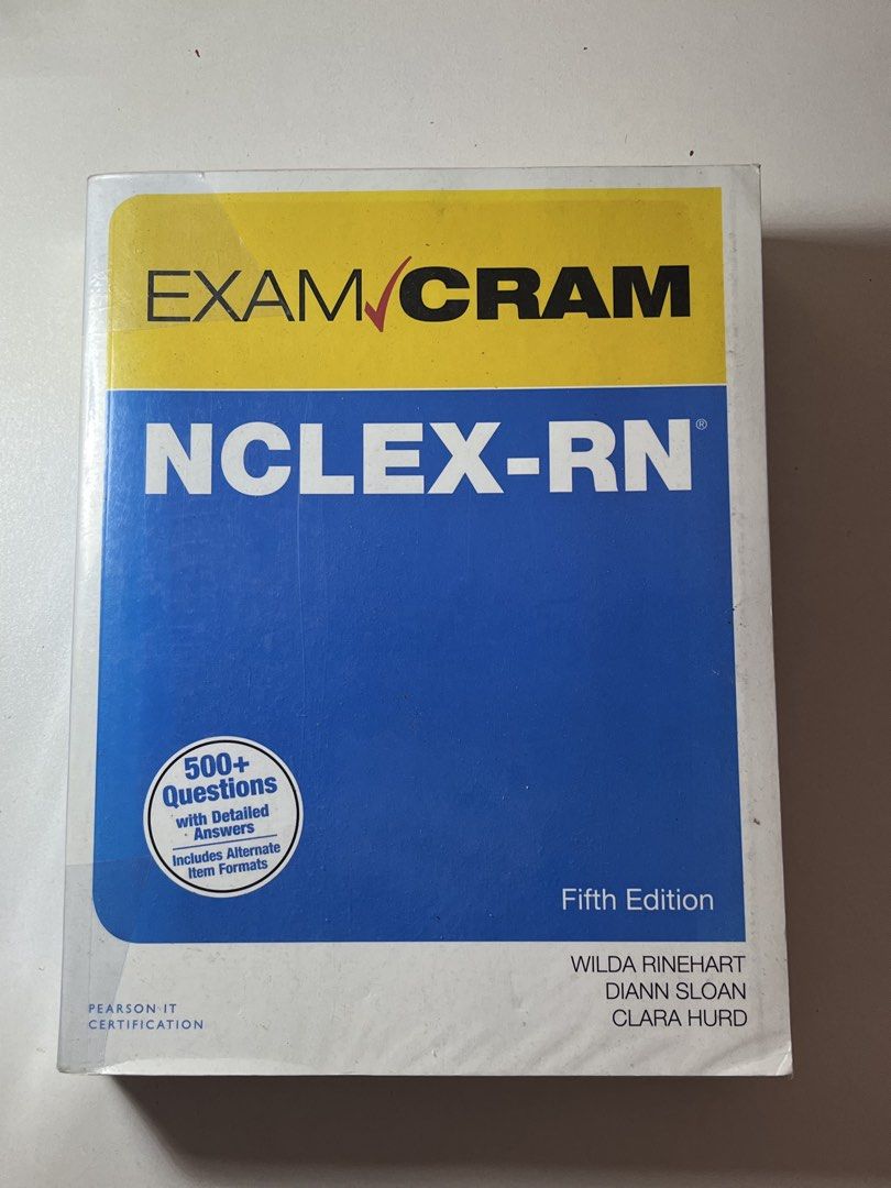 Exam Cram NCLEX-RN 5th Ed. (Category: Textbooks) located in Virac. Submitted by chezzzz0 (Listing ID 1439698937, Image 1). Description: pm for more pics.