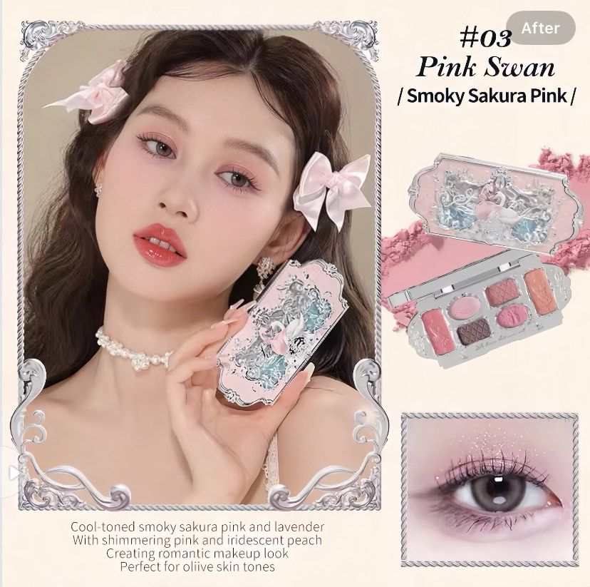 Flower Knows Swan Ballet Eyeshadow Palette (Category: Makeup) located in Batangas. Submitted by beaxcoreene. (Listing ID 1436855867, Image 3). Description: Shade : #03 Pink Swan MOD: Lalamove / JNT / Pickup MOP: Gcash Location: Quezon City, North Caloocan - 100% authentic flower knows - brand new and sealed - never been used/swatched - price is fixed! - pm me for more details and pics .