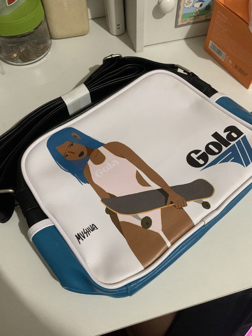 GOLA CROSS BODY BAG | Blue Combo (Category: Cross-body Bags) located in Pasay City. Submitted by de_clowttering (Listing ID 1439715688, Image 1). Description: Gola Blue Crossbody Bag - Haven’t used this! - 100% Authentic - May tag pa - So cute in person - RFS: Not my style Can do JnT or Lalamove.