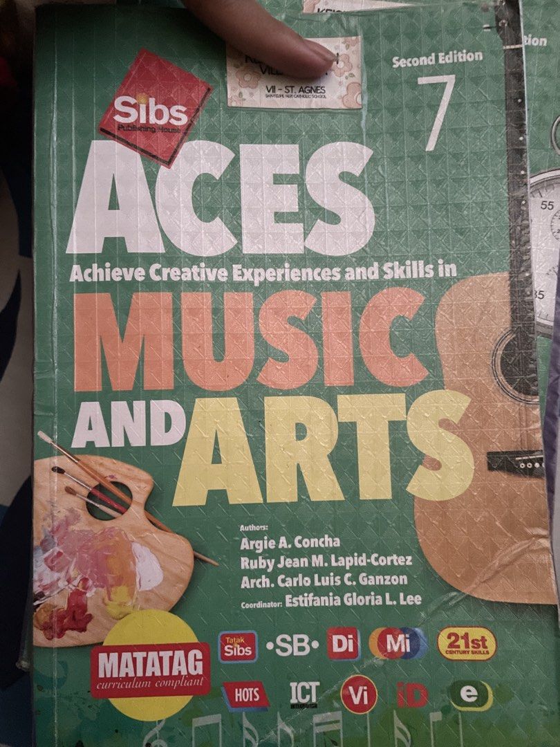 Grade 7 Worktext Books (Category: Textbooks) located in Manila. Submitted by maikagarc88083 (Listing ID 1439667636, Image 3). Description: Set of Grade 7 worktext books. Includes "Falling in Love with God", "ACES Physical Education and Health", "ACES Music and Arts", "ECAS English Communication Arts and Skills", and "Digital Video Production". All books are second editions except for ECAS which is eleventh edition. Perfect for students..