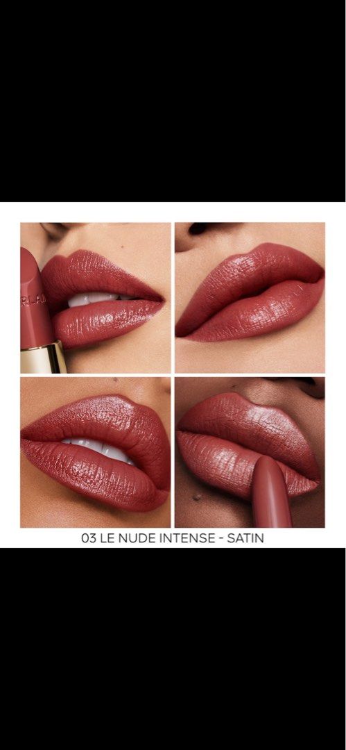 Guerlain Rouge G Lipstick (Category: Makeup) located in Taguig. Submitted by lcbeauty_ (Listing ID 1439791173, Image 3). Description: Guerlain Rouge G Lipstick 🏷️₱2,690 Shades: • 03 Le Nude Intense (Satin) • 521 Le Grege Rose (Satin) READING IS ESSENTIAL: * This is our new Carousell account — officially Lemniscata Beauty (@lemniscatabeauty), a trusted seller with 4+ years and 100+ reviews. * Last price posted already * Law ballers will not be en