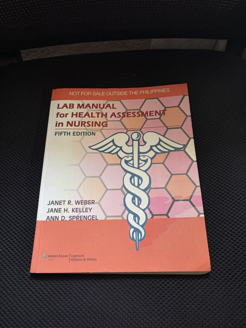 HEALTH ASSESSMENT LAB MANUAL (Category: Textbooks) located in Bocaue. Submitted by cassybara (Listing ID 1439669190, Image 1). Description: .