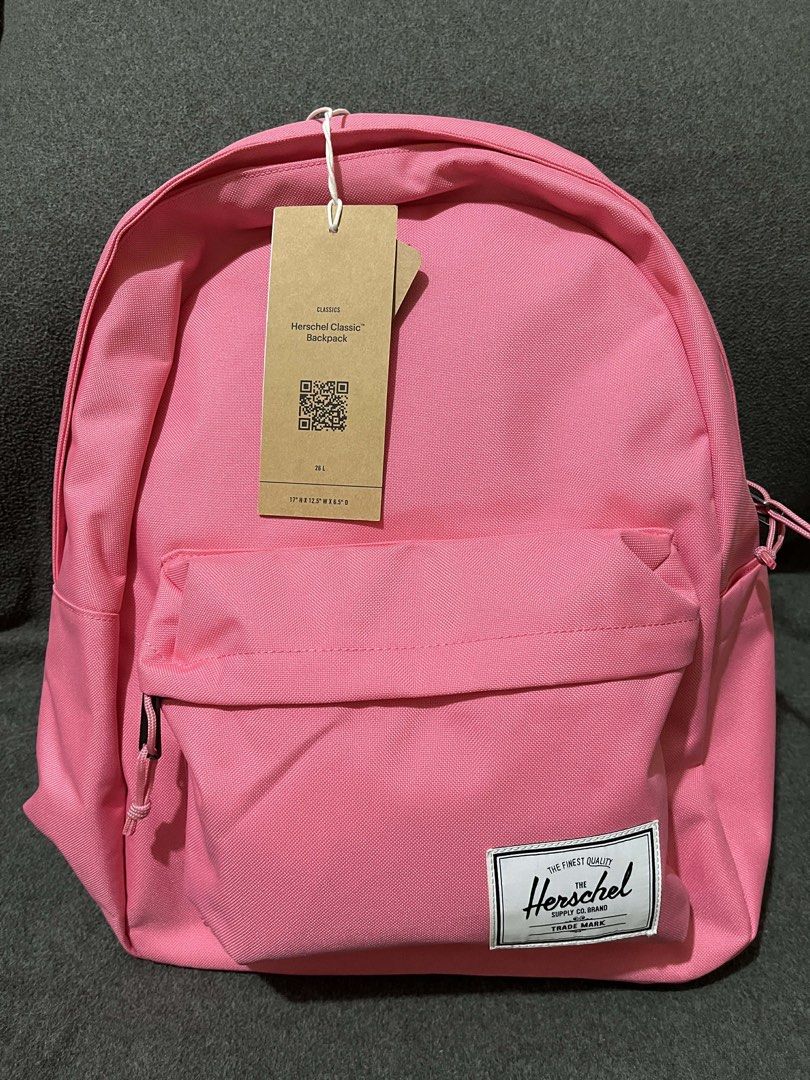 Herschel Classic 26L Backpack in Gum Pink (Category: Backpacks) located in Pasig City. Submitted by rsrvessentials (Listing ID 1439689549, Image 1). Description: ‼️ 2 pcs left.