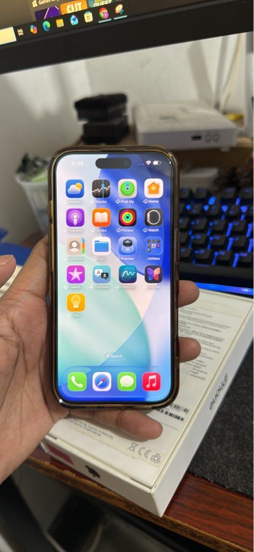 Iphone 16 256Gb 92% BH Complete Box & Receipt (Category: iPhone 16 Series) located in Quezon City. Submitted by senmaxxing (Listing ID 1439711472, Image 2). Description: No issues- Good Condition 37,500 Only Pass sa lowballers Iphone 16 256Gb Complete Box & Receipt Black under warranty until August 2026 With tempered and camera lens protector hindi pa nakakabit 92% BH Makunat with Apple Type C chord Paint chips sa camera lens No Sim restrictions 