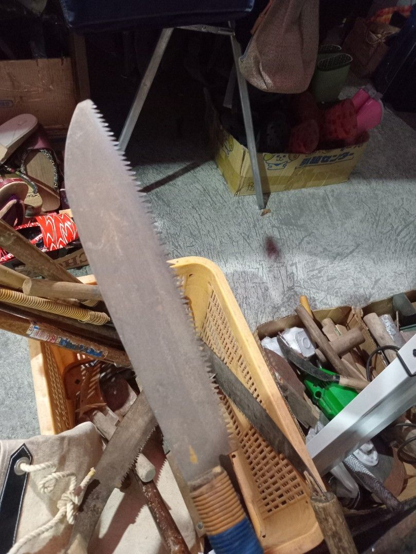 Japanese long saw (Category: Construction Tools & Equipment) located in Taguig. Submitted by nippon.toki (Listing ID 1439805063, Image 3). Description: Please read! For sure buyer only! NO COD/COP No reservation The items will be sold to the first payer w/o prior notice. Verbal reservations are not acceptable. Note: All items are vintage. Please manage your expectations accordingly. G cash payment. Shipping via Lalamove Metro Manila. For province