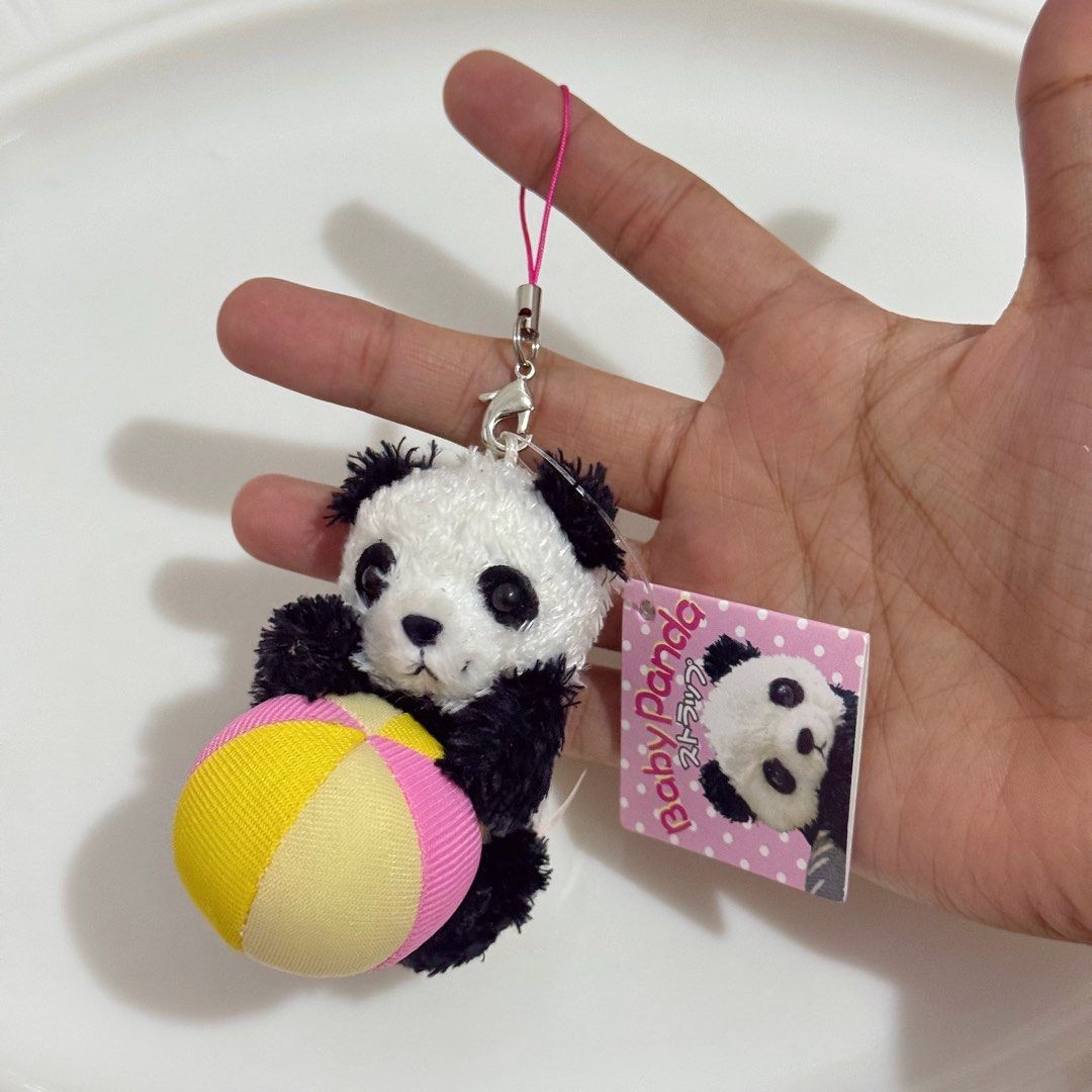 Kawaii Panda with Ball Keychain Plush (Category: Plushies & Soft Toys) located in Manila. Submitted by ashyyel_ (Listing ID 1439696312, Image 1). Description: .