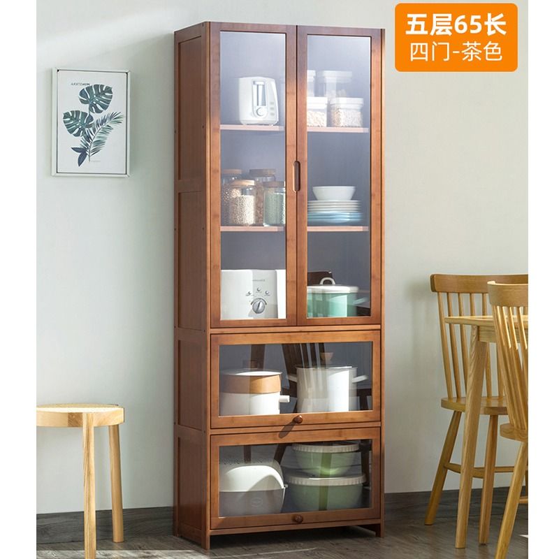 Kitchen Cabinet/Dark Brown-Green Kitchen Cabinet/Storage Rack🚚🚚3 Days ...