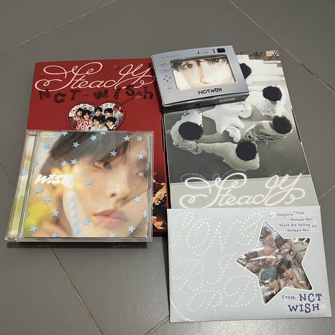 KPOP NCT EXO Unsealed Albums (Category: CDs & DVDs) located in Manila. Submitted by weimaiz (Listing ID 1439770899, Image 2). Description: Unsealed Kpop Albums - NCT 2018 Empathy (SOLD) - SMCU NCT Daytime Pass Ver. - NCT 2020 Resonance Departure and Arrival Ver. (BOTH SOLD) - NCT 2023 Golden Age Photobook - NCT 2023 Golden Age Jaemin Archiving Ver. - NCT Wish ‘Wish’ Riku Ver. (SOLD) - NCT Wish Steady (BOTH SOLD) - NCT Wish Songbird (SOLD) - Jaehy