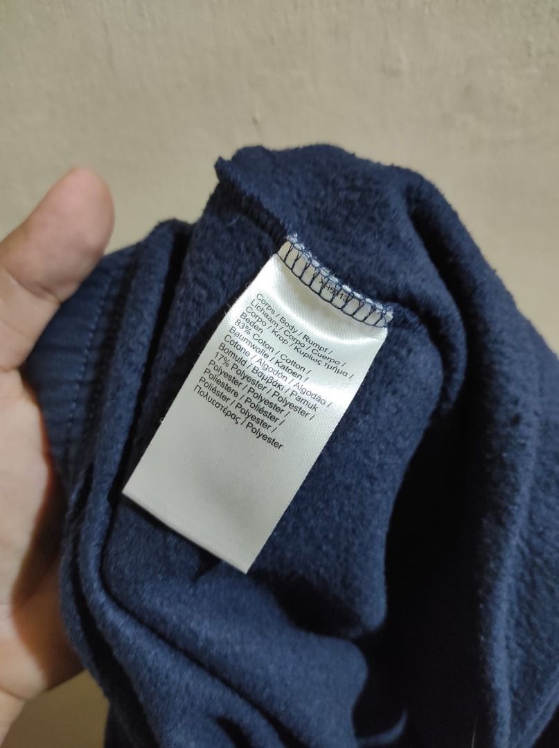 Lacoste Sport Sweatpants - Navy Blue (Category: Joggers) located in Pasay City. Submitted by highkeys (Listing ID 1439715172, Image 3). Description: Navy blue Lacoste Sport sweatpants. Features the Lacoste logo on the front. Includes a drawstring waist. The size is FR 4 / US M. Made with a blend of materials including cotton and polyester. The sweatpants have a relaxed fit, suitable for casual wear or workouts..