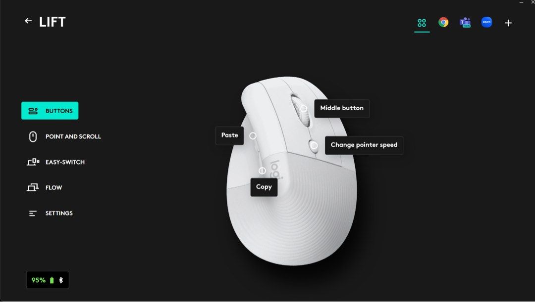 Logitech Lift Mouse (White)462914797720709123