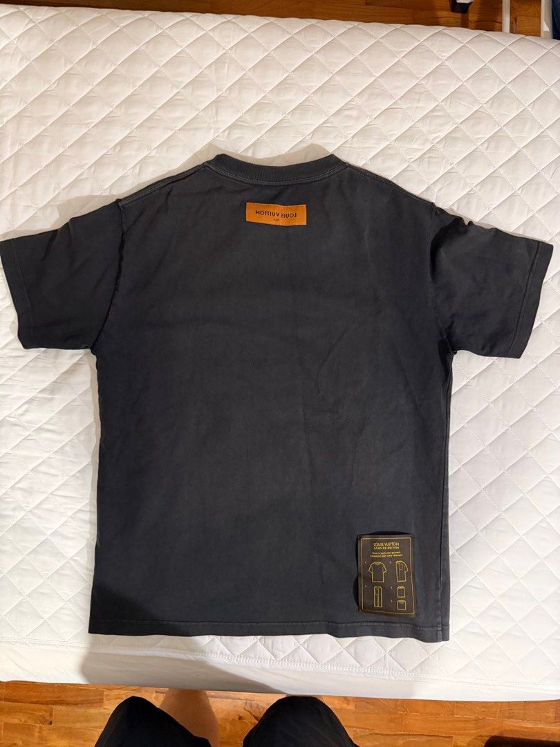 Louis Vuitton Basic Tee (Category: Tshirts & Polo Shirts) located in Singapore. Submitted by poiing (Listing ID 1439718670, Image 2). Description: Authentic Length : 28 inches PTP : 21.5 inches.