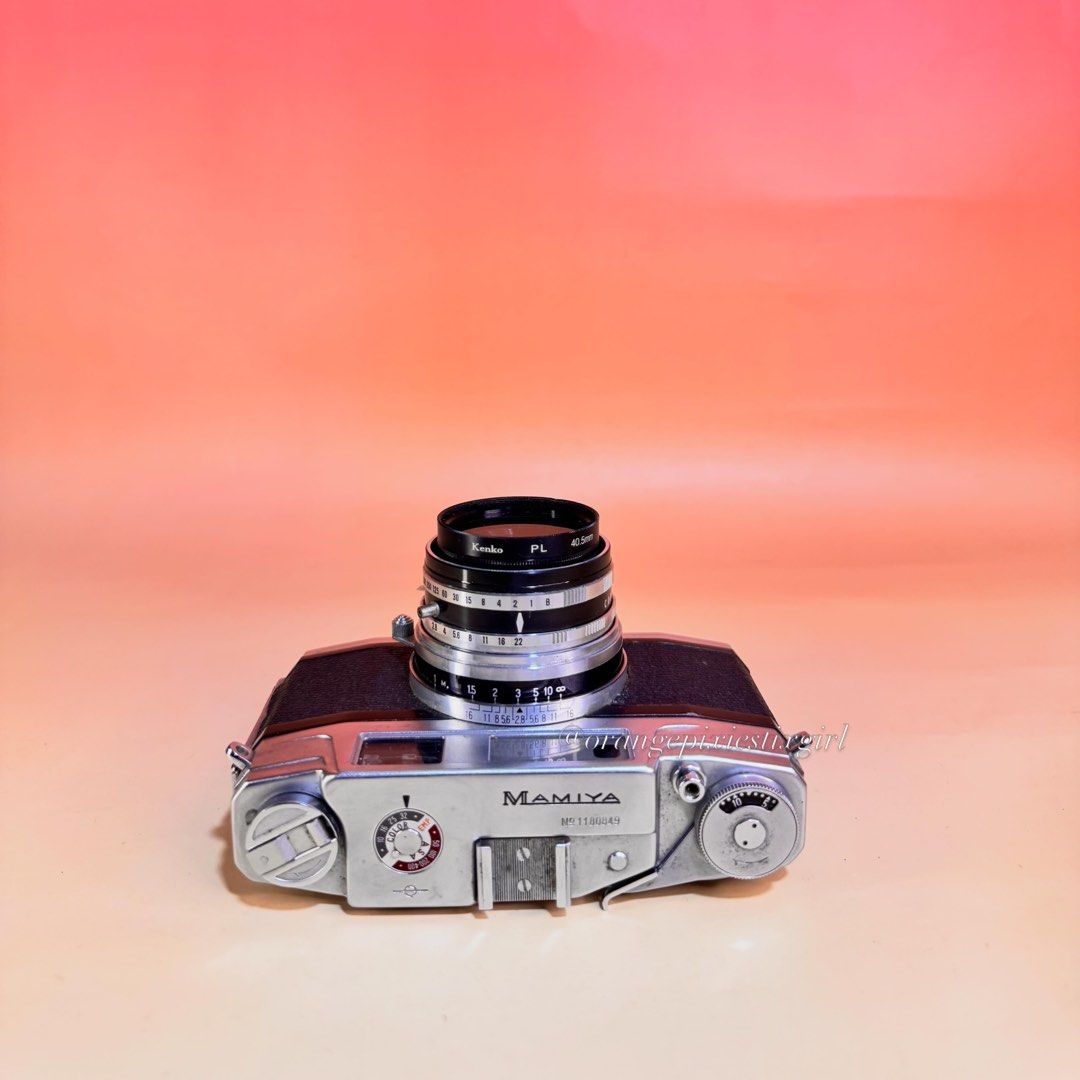 Mamiya 35 S2 35mm Rangefinder Film Camera (Category: Cameras) located in Bulacan. Submitted by orangepixiestixgirl (Listing ID 1439731816, Image 3). Description: ‼️message me on ig, @orangepixiestixgirl for inquiries and transactions‼️ ‼️CAN’T REPLY HERE‼️ Mamiya 35 S2 35mm Rangefinder Film Camera —Fixed helical-focus 48mm Mamiya-Sekor lens, natively available in a bright f/2.8 or rare f/1.9 configuration. —Equipped with a mechanical Copal-SV lea