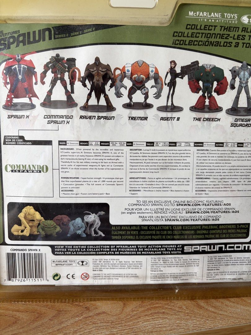 McFarlane Toys Commando Spawn Action Figure, Hobbies & Toys, Toys ...