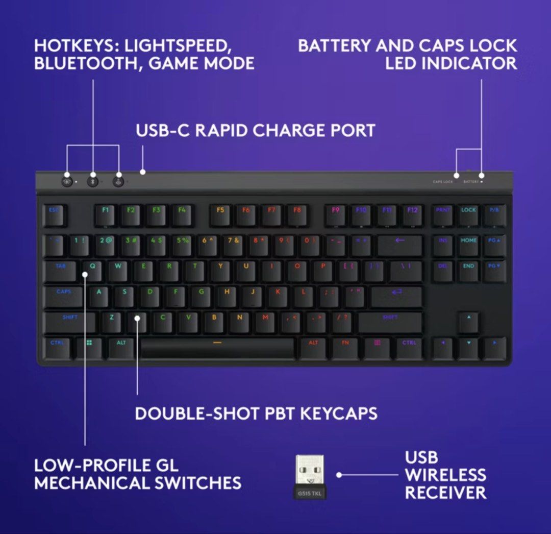 Mechanical Keyboard - Black463044377418803201
