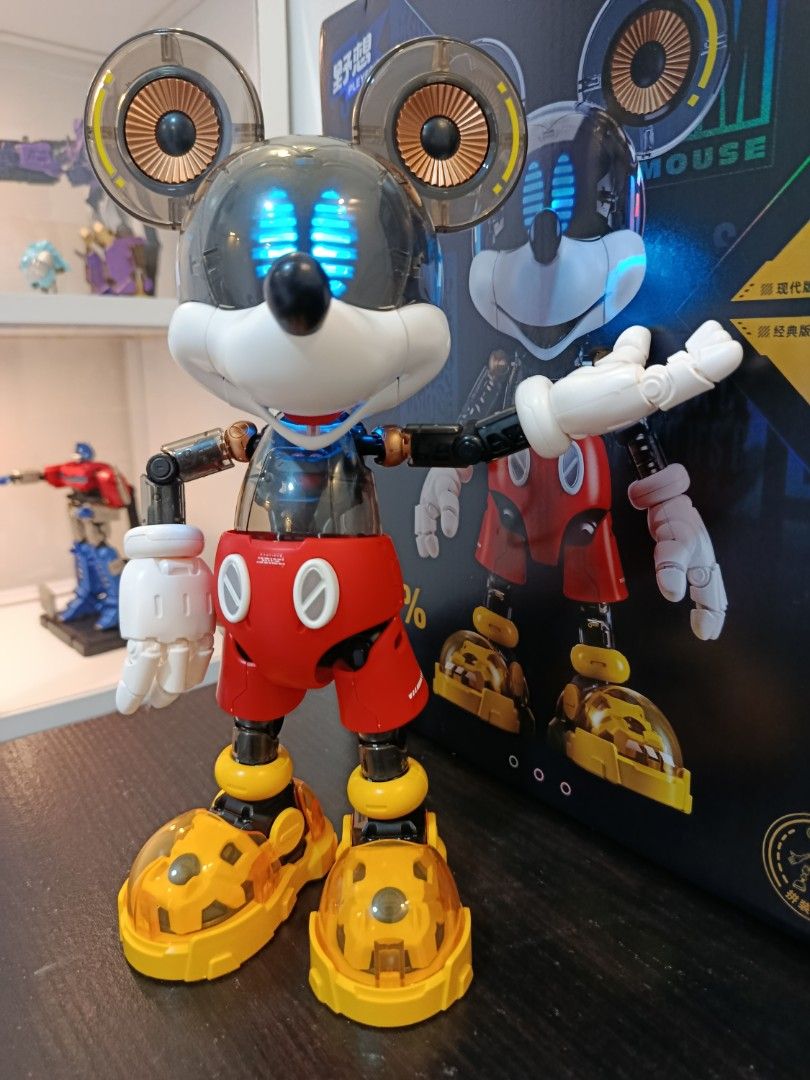 Mickey Mouse 3-in-1 Action Figure (Category: Toys & Games) located in San Fernando. Submitted by bravegem_0c90a2 (Listing ID 1439802811, Image 3). Description: ⚡ BIG BOY DISPLAY ALERT ⚡ Pleyerid 400% Mickey Mouse 30CM Cyber Mechanical Version 🔥 💥 ₱1,999 ✔️ Brand New ✔️ Detailed Mechanical Design ✔️ Eye-Catching Display Piece 📍 Pampanga 🚚 J&T / Lalamove Available Nationwide “Hindi lang toy… centerpiece ng collection mo.” 👀🔥.