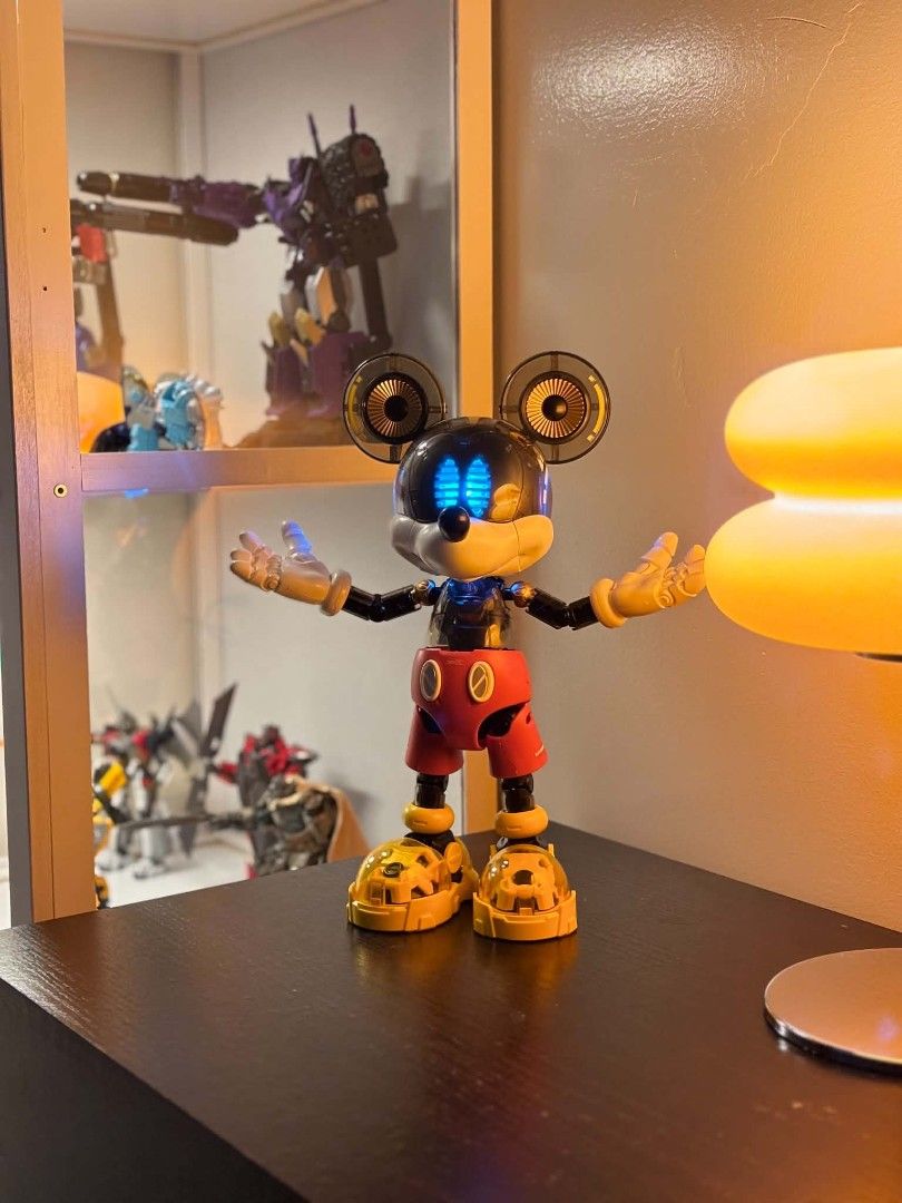 Mickey Mouse 3-in-1 Action Figure (Category: Toys & Games) located in San Fernando. Submitted by bravegem_0c90a2 (Listing ID 1439802811, Image 2). Description: ⚡ BIG BOY DISPLAY ALERT ⚡ Pleyerid 400% Mickey Mouse 30CM Cyber Mechanical Version 🔥 💥 ₱1,999 ✔️ Brand New ✔️ Detailed Mechanical Design ✔️ Eye-Catching Display Piece 📍 Pampanga 🚚 J&T / Lalamove Available Nationwide “Hindi lang toy… centerpiece ng collection mo.” 👀🔥.