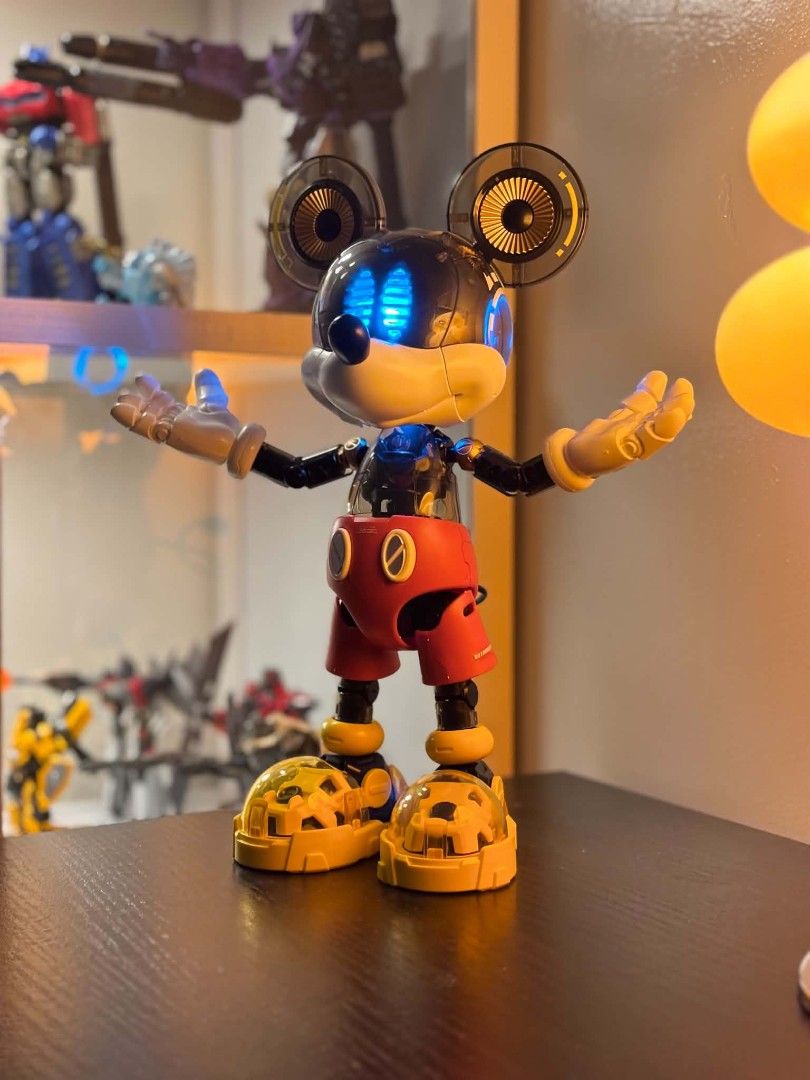 Mickey Mouse 3-in-1 Action Figure (Category: Toys & Games) located in San Fernando. Submitted by bravegem_0c90a2 (Listing ID 1439802811, Image 1). Description: ⚡ BIG BOY DISPLAY ALERT ⚡ Pleyerid 400% Mickey Mouse 30CM Cyber Mechanical Version 🔥 💥 ₱1,999 ✔️ Brand New ✔️ Detailed Mechanical Design ✔️ Eye-Catching Display Piece 📍 Pampanga 🚚 J&T / Lalamove Available Nationwide “Hindi lang toy… centerpiece ng collection mo.” 👀🔥.