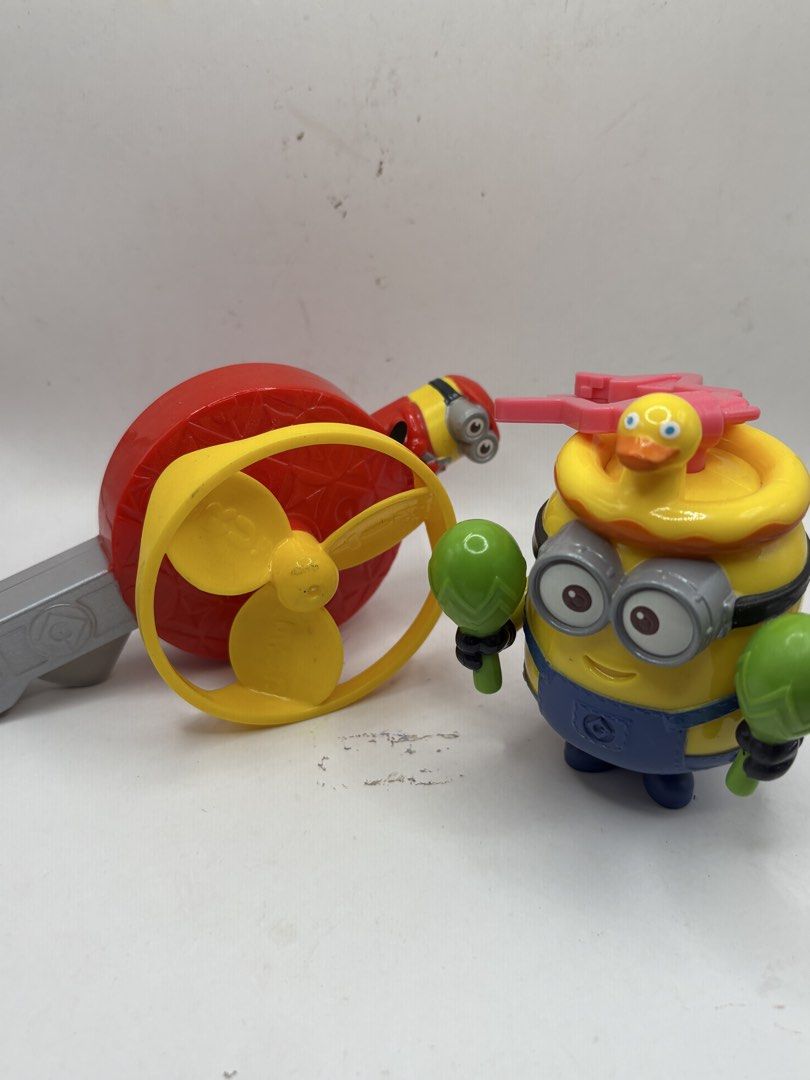 Minions Happy Meal Toy Set (Category: Character Goods) located in Binan City. Submitted by treasurejoycollection (Listing ID 1439776350, Image 1). Description: .