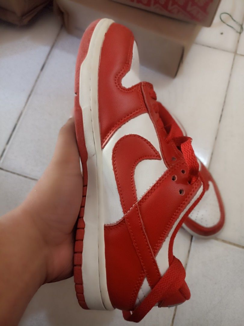 Nike Dunk Low Red/White Code: CU1727-100 (Category: Sneakers) located in Angono. Submitted by gmcthriftstore (Listing ID 1439665637, Image 3). Description: .
