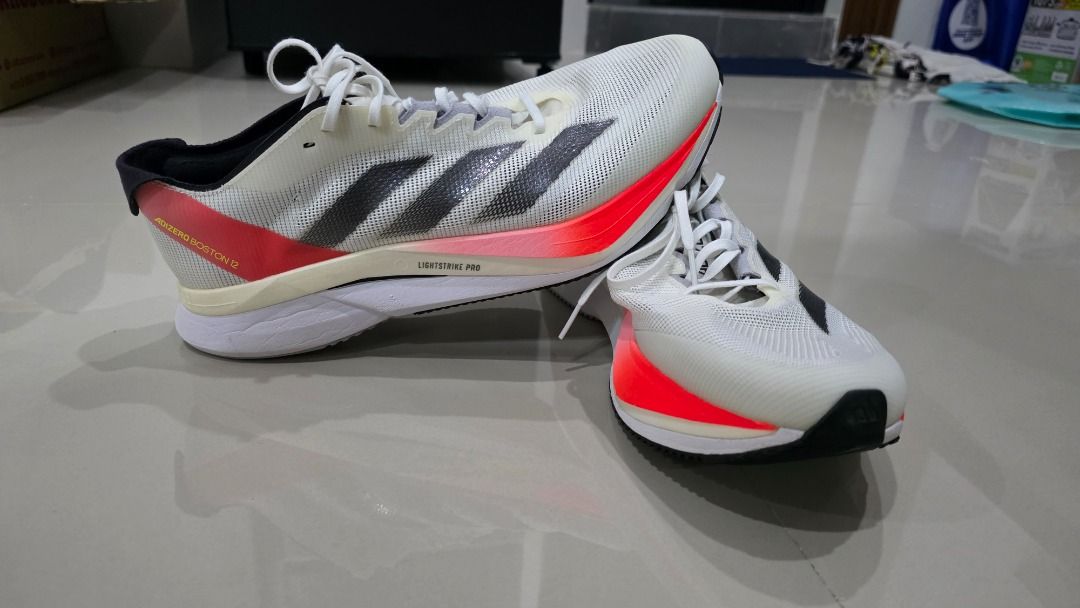 Nike metcon & adizero boston 13 (Category: Sneakers) located in Quezon City. Submitted by elpmizjerry (Listing ID 1439767977, Image 2). Description: NIKE METCON & ADIDAS ADIZERO BOSTON 13. . good as brand new (twice nagamit) legit nike and adidas store nabili s ibag bnsa. Pde video call for legit check . Size 10.5 . . 4.5k for both or pm me. ..