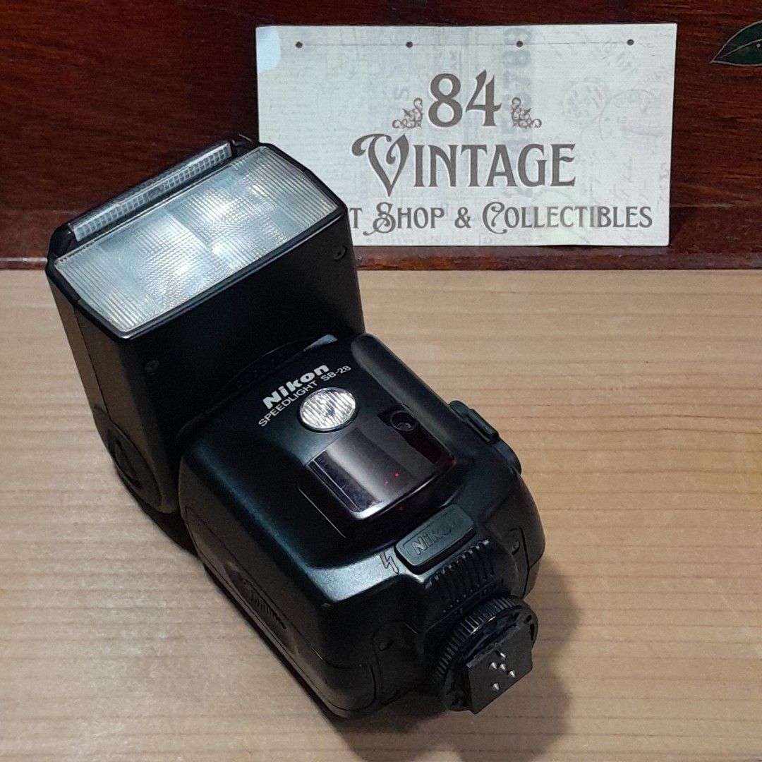 Nikon Speedlight SB 28 (Category: Flashes) located in Las Pinas. Submitted by 84vintage (Listing ID 1439693055, Image 3). Description: Actual photos posted. Please examine them carefully as they are part of the description. --📌 MUST READ Before Dealing with us 📌-- ⚠️Price is posted. No lowballs please. ⚠️Vintage items are only sold As Is Where Is. If you want new items without any flaws, you can buy at the mall. Please manage your expectations.