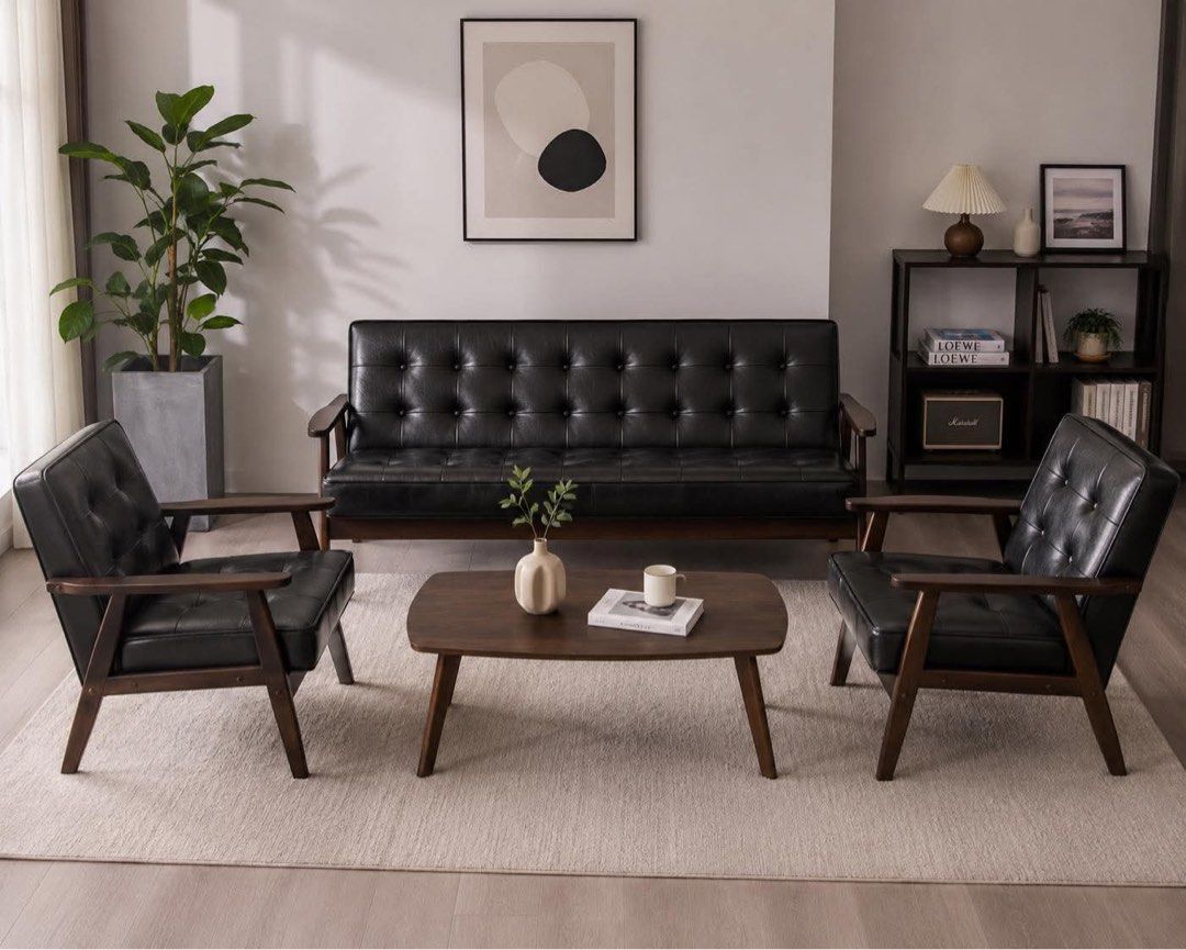 Nordic Leatherette Sofa Set (Category: Sofas) located in Valenzuela. Submitted by jhagonzales (Listing ID 1439754709, Image 2). Description: .