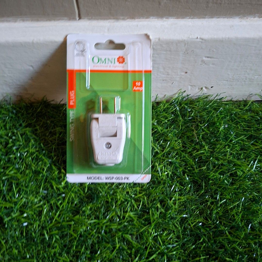 Omni swing type plug (Category: Electrical, Adaptors & Sockets) located in Pasig City. Submitted by last_price_posted (Listing ID 1439657309, Image 1). Description: This is available as long as this is posted/visible listing. You may message me with the answer to the following questions once you are fully decided to purchase, should you need further thinking and canvassing you may just save the listing for future reference. 1. Will you be persona