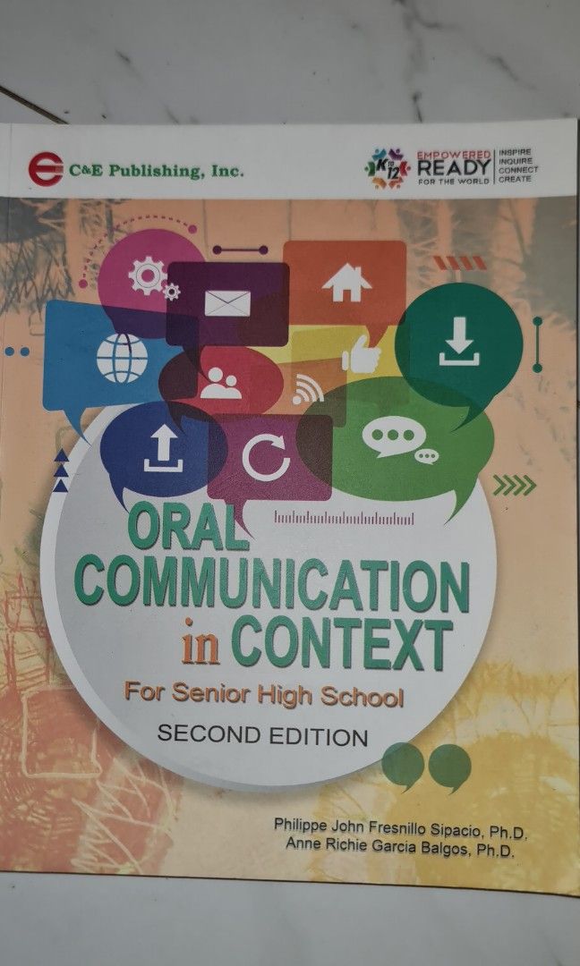 Oral Communication in Context Book 2023 edition (Category: Textbooks) located in Quezon City. Submitted by bt-enterprises (Listing ID 1439629693, Image 1). Description: Good as New walang sulat.