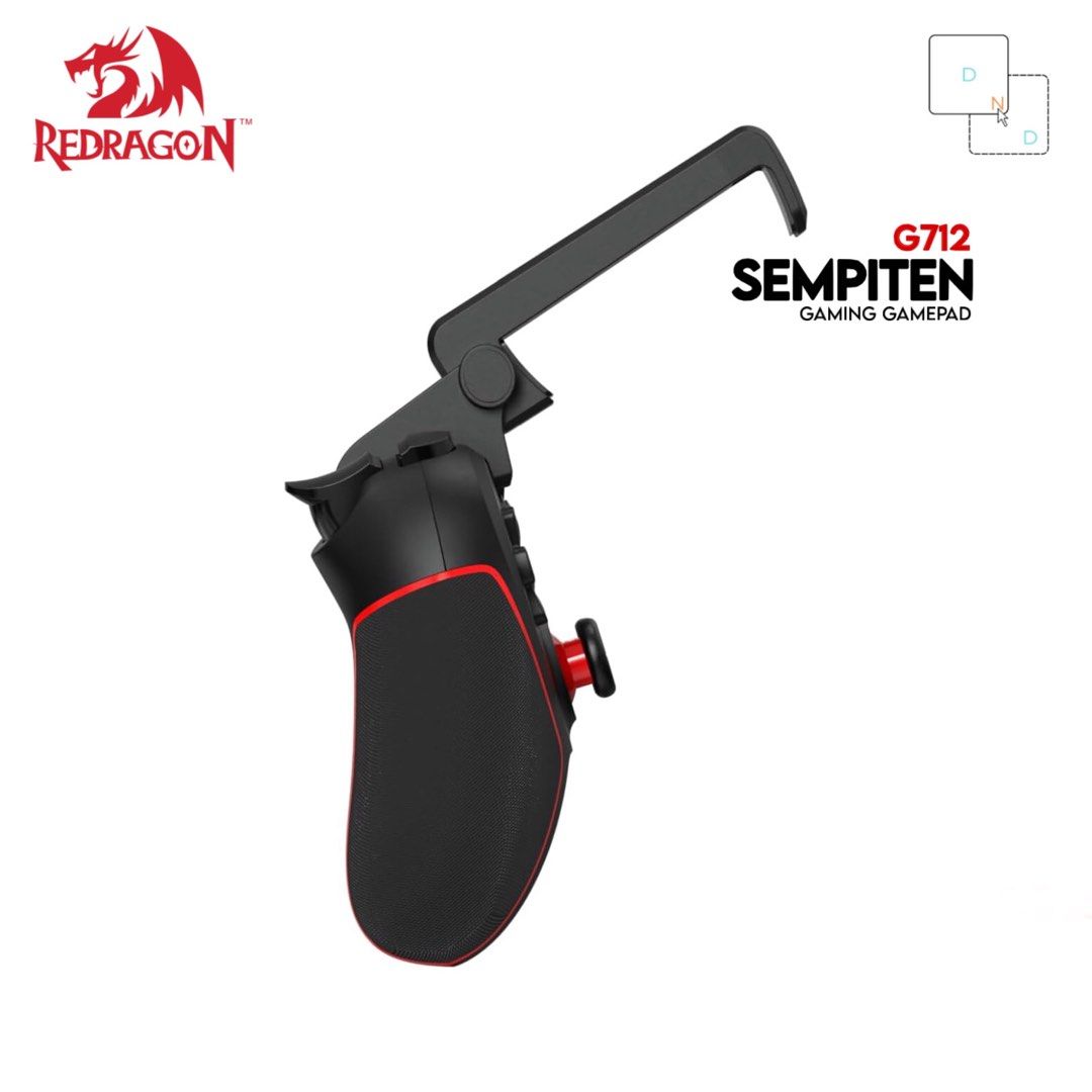 Redragon SEMPITEN G712 Wired | 2.4ghz | Bluetooth Wireless Gamepad Gaming Controller for PC PS3 Switch Android (Category: Controllers) located in Quezon City. Submitted by dragndropretail (Listing ID 1439667560, Image 3). Description: BRAND NEW & ORIGINAL ══════ ⋆★⋆ ══════ HIGHLIGHTS: Connection: Wired | 2.4ghz | Bluetooth TURBO MODE HALL 3D JOYSTICK DOUBLE VIBRATIONS New Linear Trigger High sensitive joystick and buttons With Phone Holder Includ