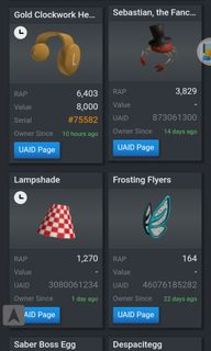 Roblox Limited Item, Video Gaming, Video Games, Others on Carousell