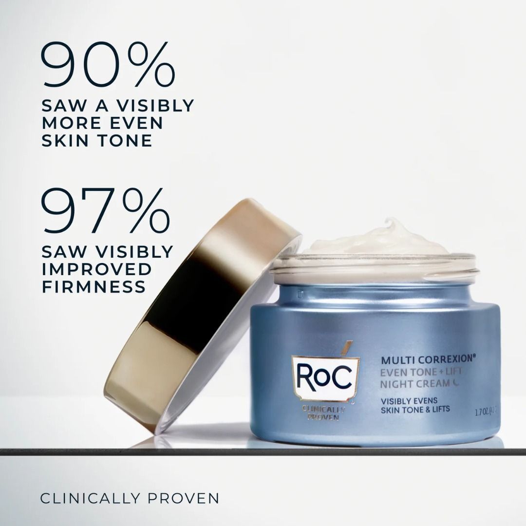 RoC SKIN CARE BUNDLE SALE (Category: Face Care) located in Quezon City. Submitted by tammys_random_harvest (Listing ID 1439629975, Image 3). Description: All are unopened and stored in cooler in an air-conditioned room. For full product details, kindly check the links below: 1.RoC Multi Correxion Even Tone + Lift Night Cream Exp: 12M after opening https://www.rocskincare.com/products/multi-correxion-even-tone-lift-night-cream-1?srsltid=AfmBOoqYhR