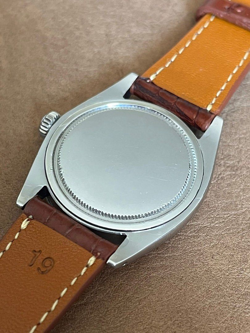 Rolex Oyster Royal Precision 1964 (Category: Luxury Watches) located in Caloocan City. Submitted by hanseck27 (Listing ID 1439649551, Image 3). Description: 1964 Rolex Oyster Royal Precision Ref. 6427 — Silver Patina Dial | Engine Turned Bezel | Cal. 1210 An honest example of vintage Rolex character, the Oyster “Royal” Precision 6427 represents the understated side of the brand’s mid-century lineup. With its slim profile, manual wind movement, an