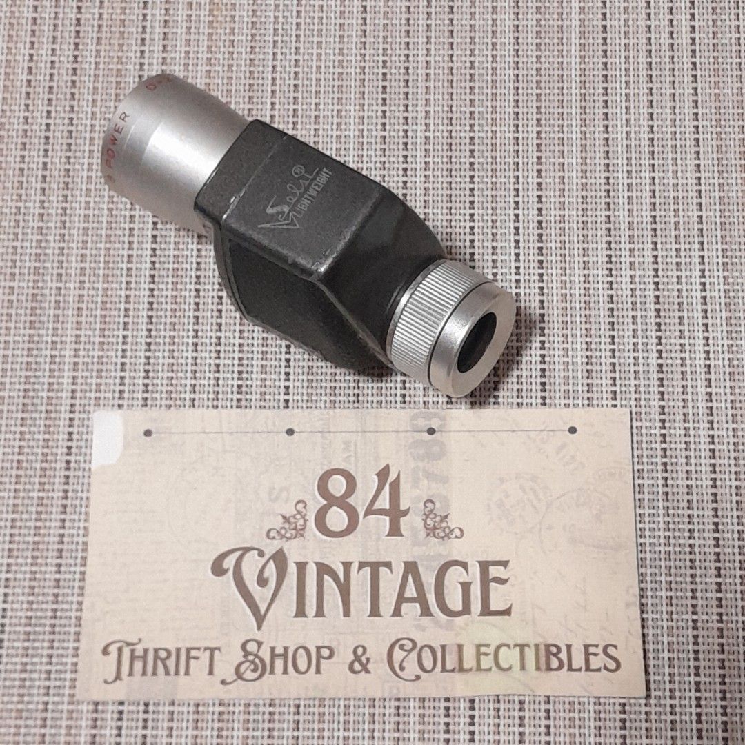 Pocket MONO SCOPE monocular (Category: Hiking & Camping) located in Las Pinas. Submitted by 84vintage (Listing ID 1439626956, Image 2). Description: Eikow brand "Pocket MONO SCOPE" monocular with 8x magnification and a 24mm lens. Actual photos posted. Please examine them carefully as they are part of the description. --📌 MUST READ Before Dealing with us 📌-- ⚠️Price is posted. No lowballs please. ⚠️Vintage items are only sold As Is Where Is. If 